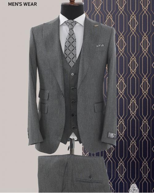 men's suit with vest